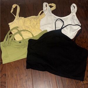 4 Going out tank tops all size small from hollister and shein